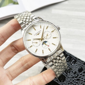 【Новинка】： Longines с тремя стрелками многофункциональным дизайно