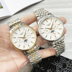 【Новинка】： Longines с тремя стрелками многофункциональным дизайно