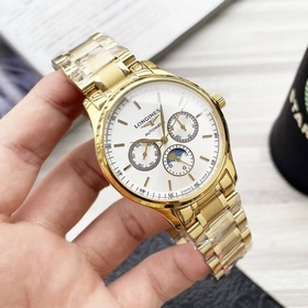 【Новинка】： Longines с тремя стрелками многофункциональным дизайно