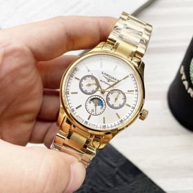 【Новинка】： Longines с тремя стрелками многофункциональным дизайно