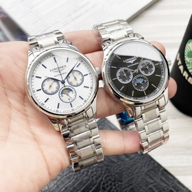 【Новинка】： Longines с тремя стрелками многофункциональным дизайно