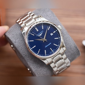 0 Мужские часы с тремя стрелками 【Новинка】： Longines, лучший диз