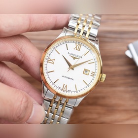 0 Мужские часы с тремя стрелками 【Новинка】： Longines, лучший диз