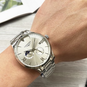 【Новинка】： Longines с двумя стрелками полукруглой рамкой Тип ： Эл