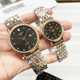 Часы Longines для пар, оригинальные импортные кварцевые механизмы