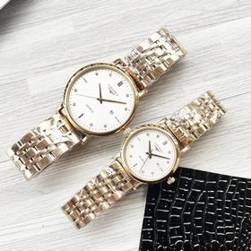 Часы Longines для пар, оригинальные импортные кварцевые механизмы