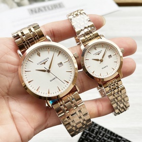 Часы Longines для пар, оригинальные импортные кварцевые механизмы
