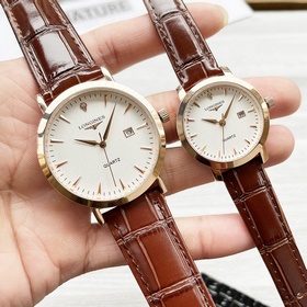 Часы Longines для пар, оригинальные импортные кварцевые механизмы