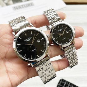Часы Longines для пар, оригинальные импортные кварцевые механизмы