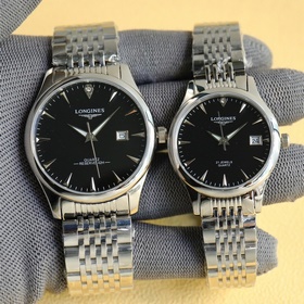 Часы Longines для пар, оригинальные импортные кварцевые механизмы