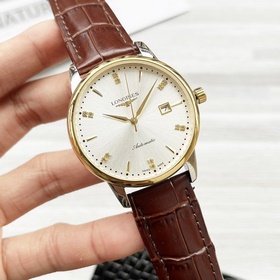 【Новинка】： Longines с тремя стрелками Тип ： Элитные мужские часы 