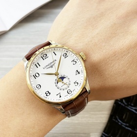 【Новинка】： Longines с тремя стрелками Тип ： Элитные мужские часы 