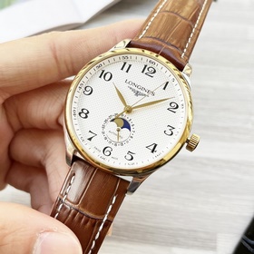 【Новинка】： Longines с тремя стрелками Тип ： Элитные мужские часы 