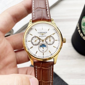 【Новинка】： Longines с тремя стрелками многофункциональным дизайно