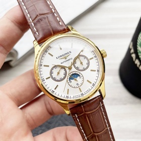 【Новинка】： Longines с тремя стрелками многофункциональным дизайно