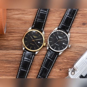 0 Мужские часы с тремя стрелками 【Новинка】： Longines, лучший диз