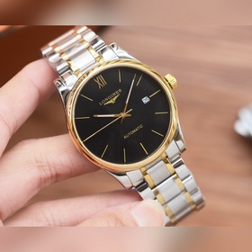 0 Мужские часы с тремя стрелками 【Новинка】： Longines, лучший диз