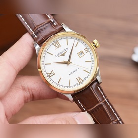 0 Мужские часы с тремя стрелками 【Новинка】： Longines, лучший диз