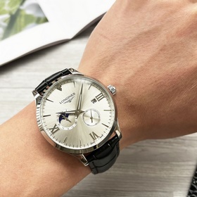 【Новинка】： Longines с двумя стрелками полукруглой рамкой Тип ： Эл