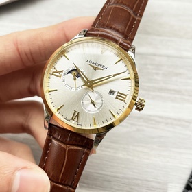 【Новинка】： Longines с двумя стрелками полукруглой рамкой Тип ： Эл