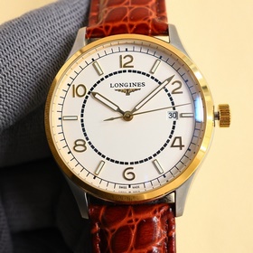 Бренд： Longines (новая модель с тремя стрелками, деловой и повсед