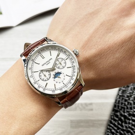 【Новинка】： Longines с тремя стрелками многофункциональным дизайно