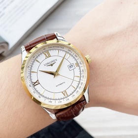 【Новинка】： Longines с тремя стрелками Тип ： Элитные мужские часы 