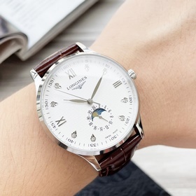 【Новинка】： Longines с тремя стрелками Тип ： Элитные мужские часы 