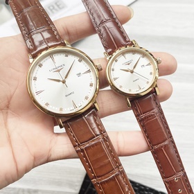 Часы Longines для пар, оригинальные импортные кварцевые механизмы