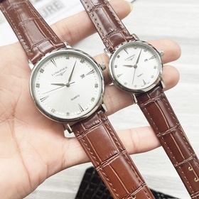 Часы Longines для пар, оригинальные импортные кварцевые механизмы