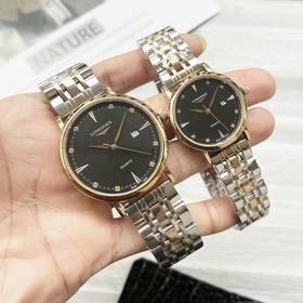 Часы Longines для пар, оригинальные импортные кварцевые механизмы