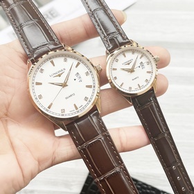 Часы Longines для пар, оригинальные импортные кварцевые механизмы