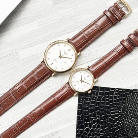 Часы Longines для пар, оригинальные импортные кварцевые механизмы