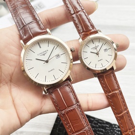 Часы Longines для пар, оригинальные импортные кварцевые механизмы