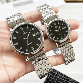 Часы Omega для пар, оригинальные импортные кварцевые механизмы, м