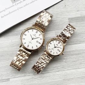 Часы Omega для пар, оригинальные импортные кварцевые механизмы, м