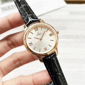 Женские часы Omega с оригинальным импортным кварцевым механизмом,