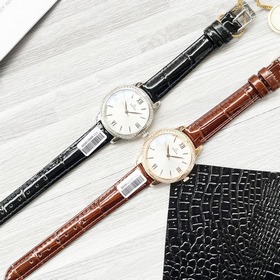 Женские часы Omega с оригинальным импортным кварцевым механизмом,