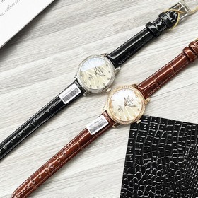 Женские часы Omega с оригинальным импортным кварцевым механизмом,