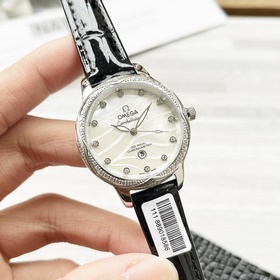 Женские часы Omega с оригинальным импортным кварцевым механизмом,