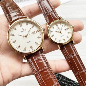Часы Omega для пар, оригинальные импортные кварцевые механизмы, м