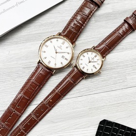 Часы Omega для пар, оригинальные импортные кварцевые механизмы, м