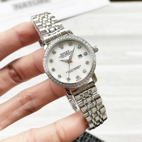 Женские часы Rolex с оригинальным импортным кварцевым механизмом,