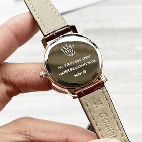 Женские часы Rolex с оригинальным импортным кварцевым механизмом,