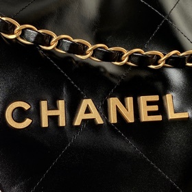 chanel 24c горизонтальная версия мусорный мешок, популярная сумка