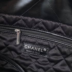 Серебряная цепочка Chanel 24c, горизонтальная версия, мусорный ме
