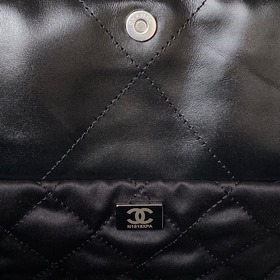 Серебряная цепочка Chanel 24c, горизонтальная версия, мусорный ме