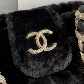 Chanel осенне-зимняя коллекция, сумка из шерсти с бриллиантами AS