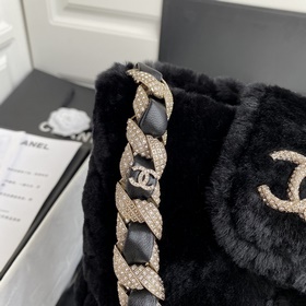 Chanel осенне-зимняя коллекция, сумка из шерсти с бриллиантами AS