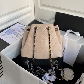 94485 CHANEL Новая ограниченная серия ретро-рюкзак с золотой и се